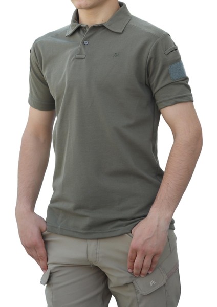 Polo Yaka Kısa Kollu Taktik Tişört modelleri