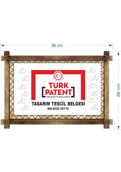 Mescidi Nebevi LED Işıklı Rustik Kanvas Tablo B