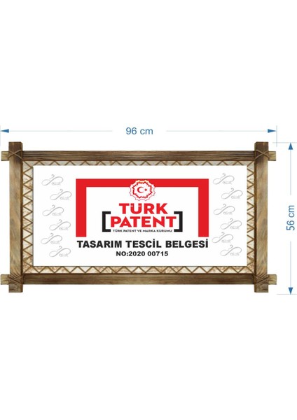 Gece Sokak Işıklar LED Işıklı Rustik Kanvas Tablo O