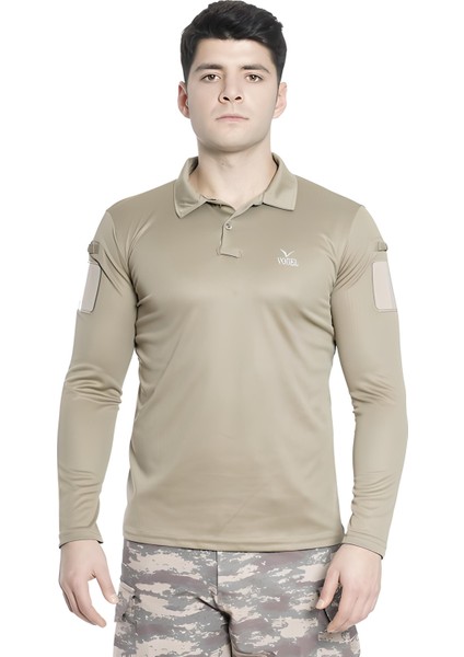 Vogel Tactical Polo Yaka Uzun Kollu Taktik/outdoor Tişört