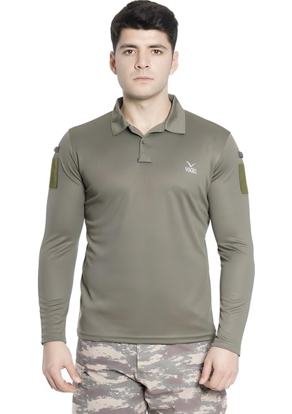 Vogel Tactical Polo Yaka Uzun Kollu Taktik/outdoor Tişört