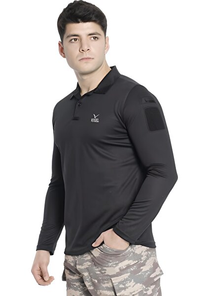 Vogel Tactical Polo Yaka Uzun Kollu Taktik/outdoor Tişört