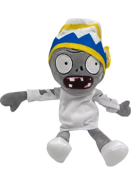 Ithal Kumaş Plants Vs. Zombies Pvz Serisi Sesli Karakter Figür Peluş Oyuncak Buckethead Mummy Zombie