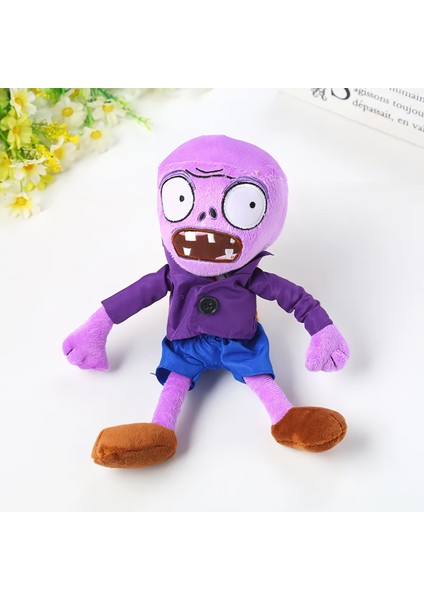 Ithal Kumaş Plants Vs. Zombies Pvz Serisi Sesli Karakter Figür Peluş Oyuncak Hypnotized Zombie 28 cm