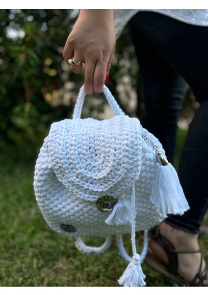 Amore Örgü Sırt Çantası modelleri