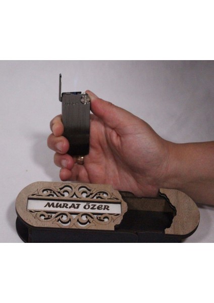 Çakmak Kişiye Özel Isim Yazılı ve Mdf Tasarım Kutulu NO:132 modelleri