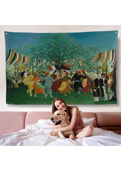 Henri Rousseau Bağımsızlığın 100. Yıl Kutlamaları Duvar ÖRTÜSÜ-7043