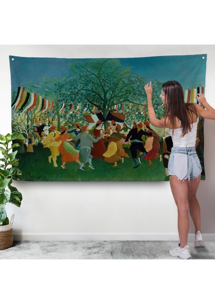 Henri Rousseau Bağımsızlığın 100. Yıl Kutlamaları Duvar ÖRTÜSÜ-7043 modelleri