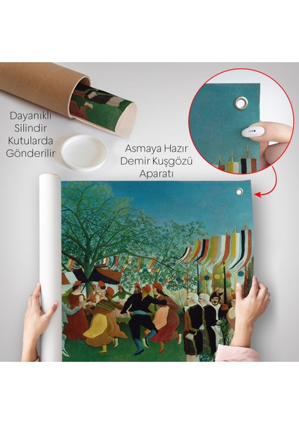 Henri Rousseau Bağımsızlığın 100. Yıl Kutlamaları Duvar ÖRTÜSÜ-7043 indirimleri