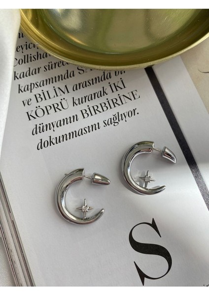 Yıldız Halka Altın Kaplama Kadın Küpe Çifti fiyatları