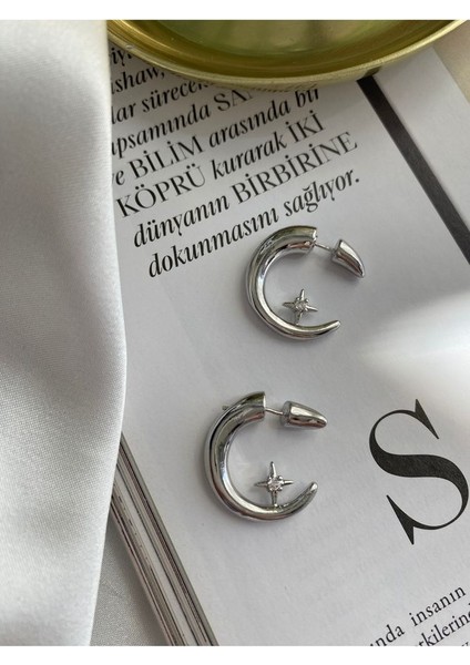 Yıldız Halka Altın Kaplama Kadın Küpe Çifti fırsatları