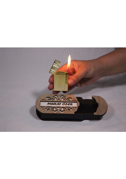 Çakmak Kişiye Özel Isim Yazılı ve Mdf Tasarım Kutulu NO:151 fiyatları