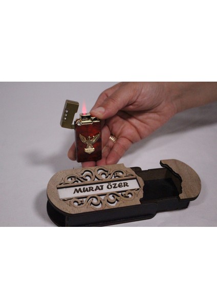Çakmak Kişiye Özel Isim Yazılı ve Mdf Tasarım Kutulu NO:150 modelleri