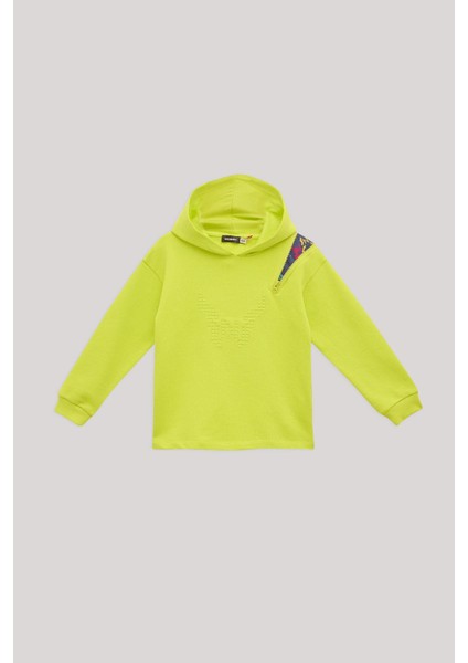 Erkek Çocuk Yeşil Sweatshirt