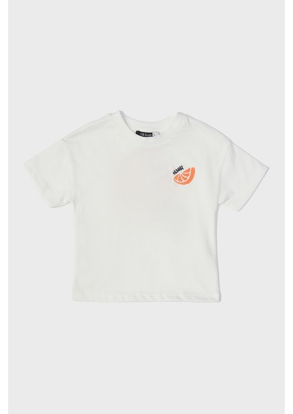 Bg Store Erkek Bebek Beyaz T-Shirt