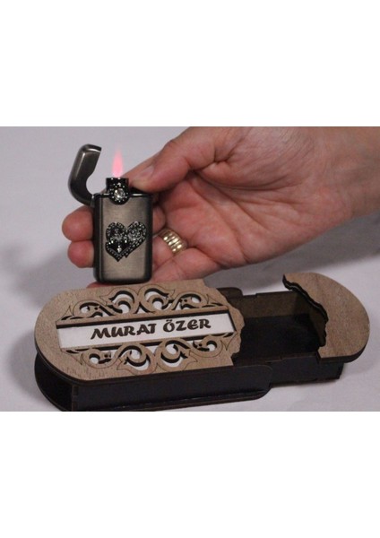 Çakmak Kişiye Özel Isim Yazılı ve Mdf Tasarım Kutulu NO:136 modelleri