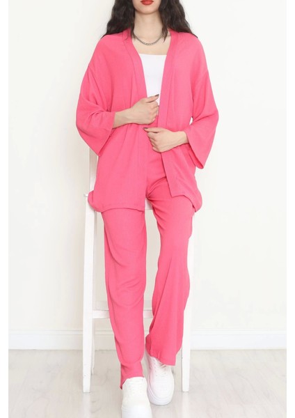 Uzun Kimono Takım Fuşya - 722.1247. fiyatları