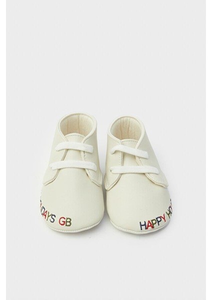 Bg Store Erkek Bebek Beyaz Patik NS23FWG1059