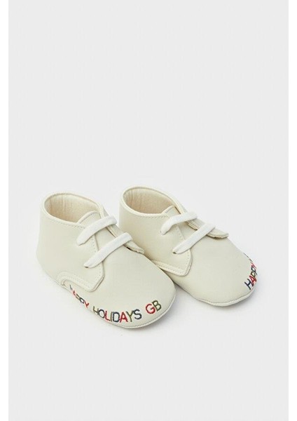 Bg Store Erkek Bebek Beyaz Patik NS23FWG1059