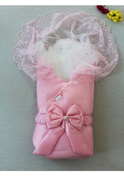 Yenidoğan Kumru Inci Fiyonk Kristal Parlak Duvaklı Kundak Bebek Battaniyesi fiyatları