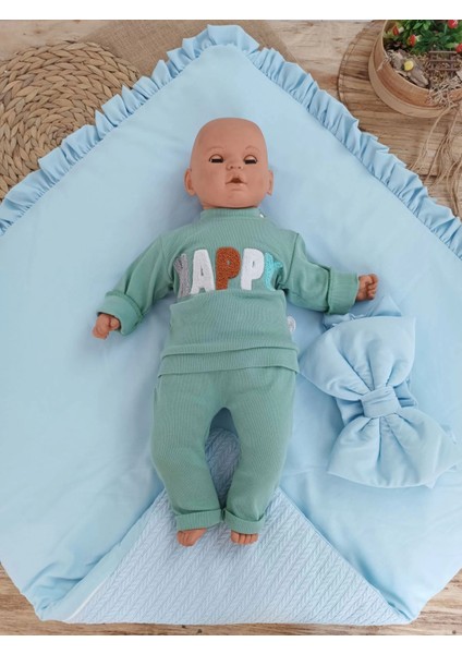 Yenidoğan Tericotton Kumaş Multi Mevsimlik Bebek Battaniyesi Kundak