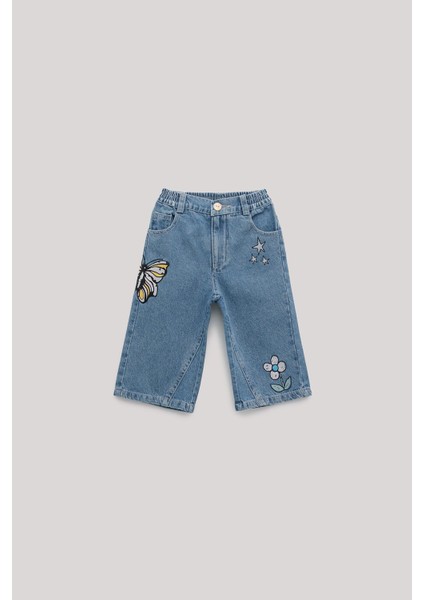Kız Bebek Denim Pantolon