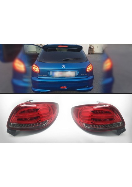 Peugeot 206 stop lambası ledli kırmızı fırsatları