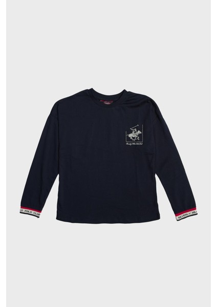 Beverly Hills Polo Club  Kız Çocuk Lacivert T-Shirt 23FW0BHG510