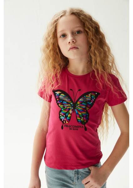 Bg Store Kız Çocuk Fuşya T-Shirt fiyatları