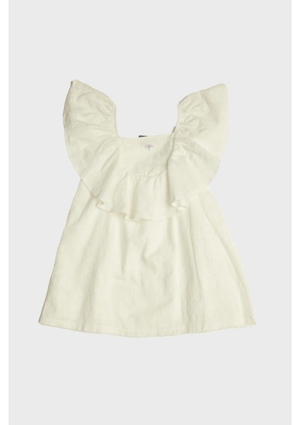 Bg Store Kız Çocuk Beyaz Elbise