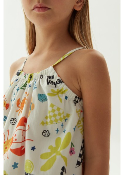 Bg Store Kız Çocuk Desenli Elbise modelleri