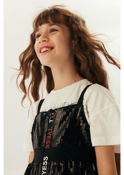 Bg Store Kız Çocuk Siyah Elbise