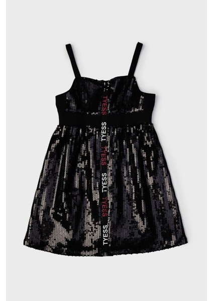 Bg Store Kız Çocuk Siyah Elbise