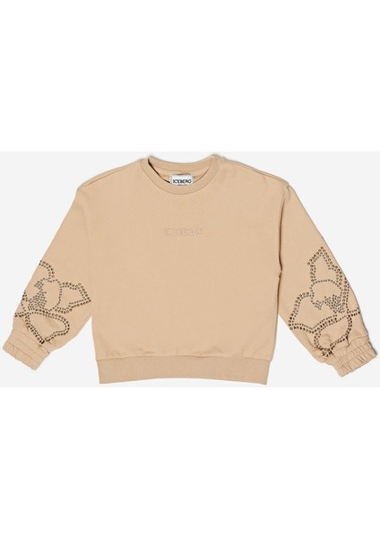 Kız Çocuk Açık Kahve Sweatshirt indirimleri