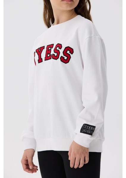 Kız Çocuk Beyaz Sweatshirt modelleri
