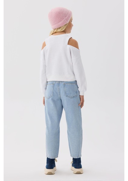 Kız Çocuk Beyaz Sweatshirt fırsatları
