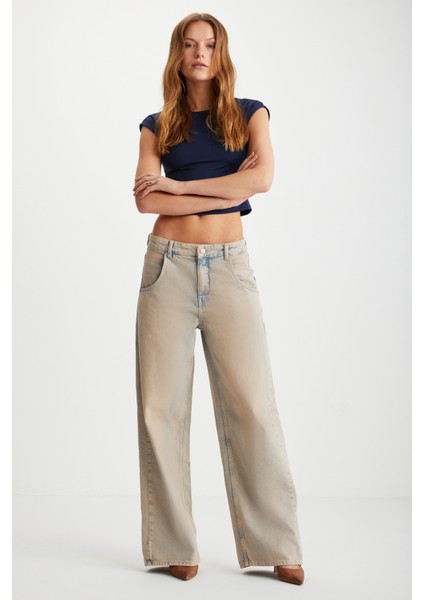 YARETZI Kadın %95 Polyester %5 Elasten Lacivert Büstiyer