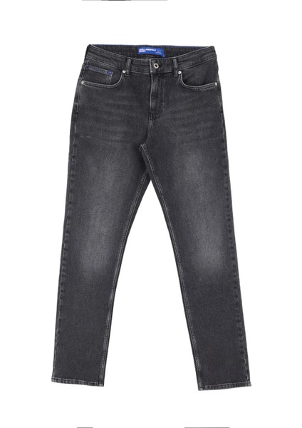 Gri Erkek Denim Pantolon 241D1103_KLJ Slım Denım