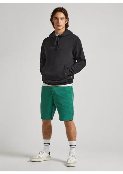 Regular Fit Yeşil Erkek Şort PM801092 679 Regular Chıno Sho