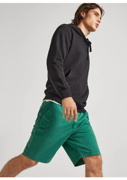 Regular Fit Yeşil Erkek Şort PM801092 679 Regular Chıno Sho