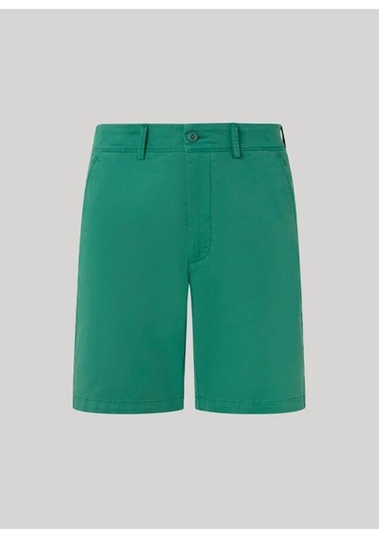 Regular Fit Yeşil Erkek Şort PM801092 679 Regular Chıno Sho