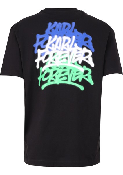 Siyah Erkek T-Shirt 241D1703_KLJ Pocket graffıtı Tee fiyatları