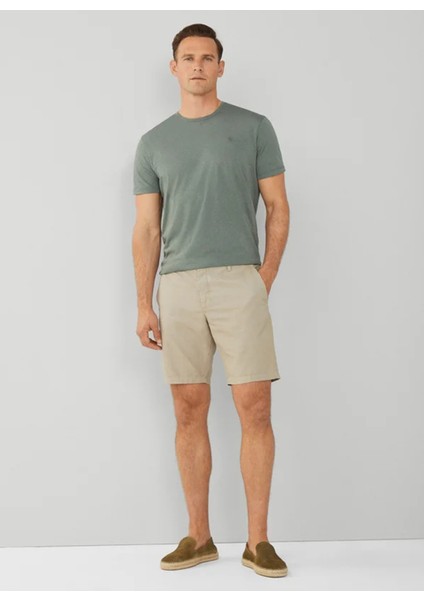 Bisiklet Yaka Haki Erkek T-Shirt HM500796 fırsatları