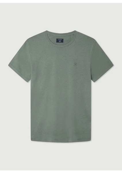 Bisiklet Yaka Haki Erkek T-Shirt HM500796 indirimleri