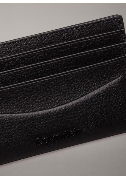 Calvin Klein Siyah Erkek Kartlık Mınımal Focus Cardholder 6cc