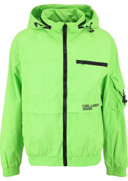 Yeşil Erkek Mont 241D1500_KLJ Utılıty Pocket Zıp Up