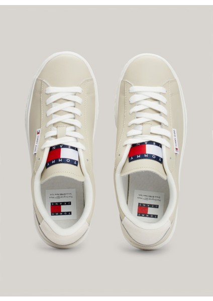 Tommy Hilfiger Krem Kadın Sneaker En0En02508Aev