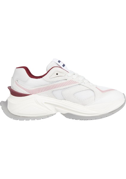 Beyaz - Kırmızı Kadın Sneaker En0En02550Xkg
