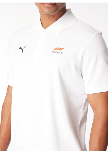 Düz Beyaz Erkek Polo T-Shirt 62641702 F1 Polo