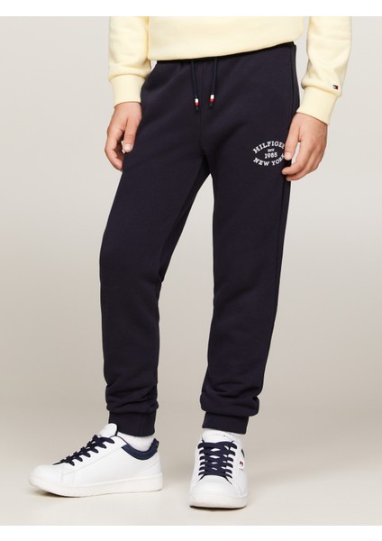 Tommy Hilfiger Lastikli Paça Lacivert Erkek Eşofman Altı KB0KB09065DW5